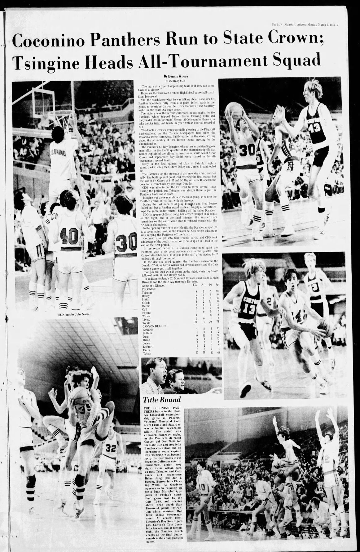 AZ Daily Sun CHS Clipping